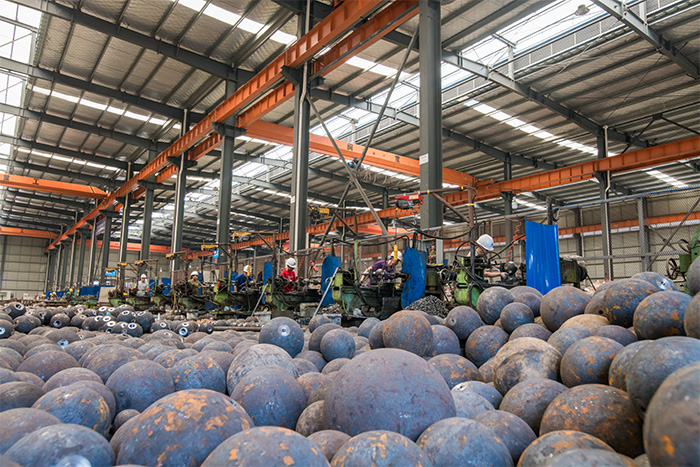 新乐网架配件车间